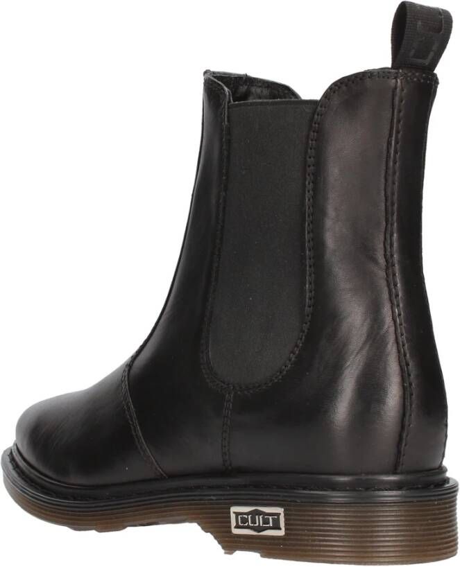 Cult Veelzijdige Leren Sneakers Black Dames
