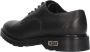 Cult Vintage Camo Leren Derby Schoenen Black Heren - Thumbnail 4