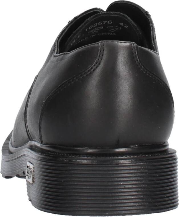 Cult Vintage Camo Leren Derby Schoenen Black Heren