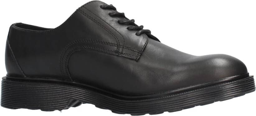 Cult Vintage Camo Leren Derby Schoenen Black Heren