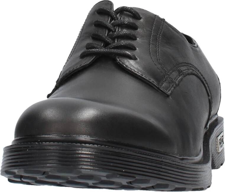 Cult Vintage Camo Leren Derby Schoenen Black Heren