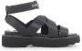 Cult Urban Chic Leren Sandalen Black Dames - Thumbnail 3