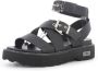 Cult Urban Chic Leren Sandalen Black Dames - Thumbnail 6