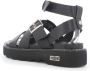 Cult Urban Chic Leren Sandalen Black Dames - Thumbnail 8