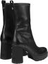 Cult Zwarte leren enkellaars Black Dames - Thumbnail 3