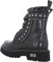 Cult Dames Enkellaarsjes Leer Mid Black Dames - Thumbnail 3