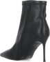 Cult Zwarte Leren Laarzen met Ruchedetail Black Dames - Thumbnail 5