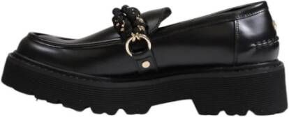 Cult Zwarte Leren Loafer Schoenen