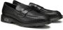 Cult Zwarte Leren Loafers Black Heren - Thumbnail 2