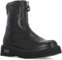Cult Zwarte Leren Pijl Teen Laarzen Black Dames - Thumbnail 4