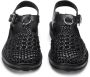 Cult Zwarte leren sandalen met metalen details - Thumbnail 2