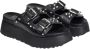 Cult Zwarte Sandalen voor Vrouwen Black Dames - Thumbnail 4
