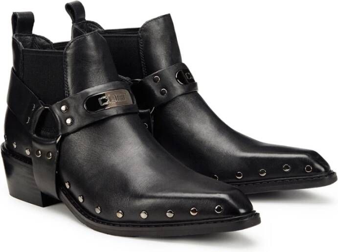 Cult Zwarte Texano Laarzen Laag Dolores Black Dames