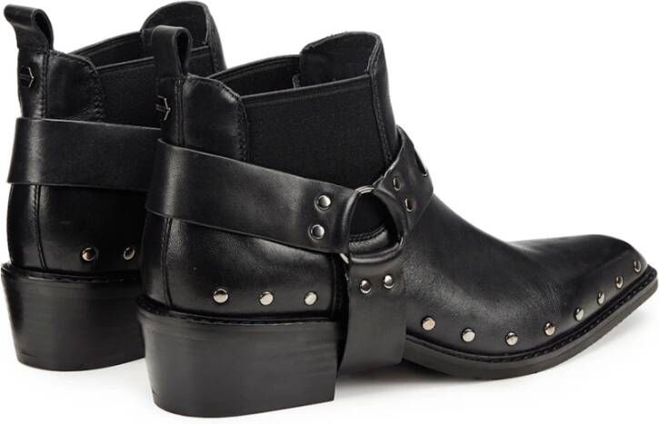 Cult Zwarte Texano Laarzen Laag Dolores Black Dames