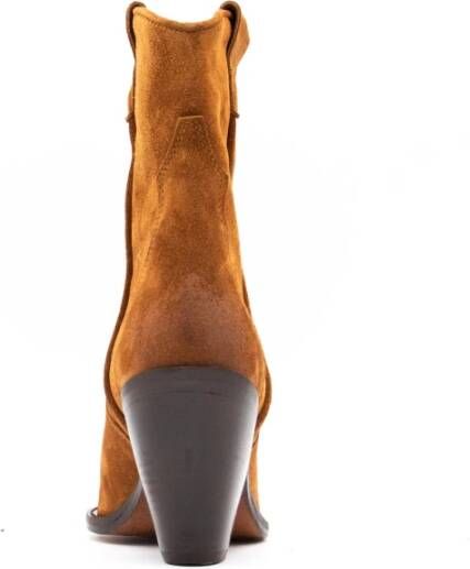 Curiosite Ankle Boots Bruin Dames