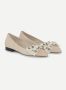 Custommade Annabella Suede Bow Schoenen Beige Dames - Thumbnail 4