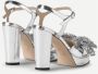 Custommade Metallic Hoge Hak Sandalen Gray Dames - Thumbnail 3