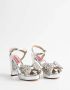 Custommade Metallic Hoge Hak Sandalen Gray Dames - Thumbnail 6