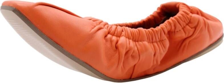 Cycleur de Luxe Stijlvolle Ballerina Flats voor Moderne Vrouwen Orange Dames