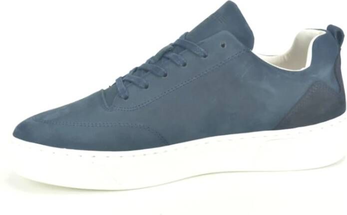 Cycleur de Luxe Blauwe Nubuck Sneaker Blue Heren