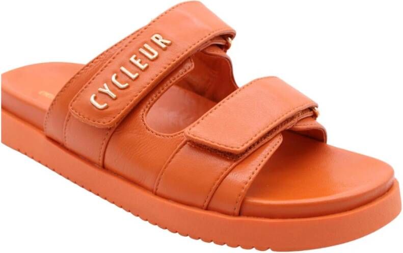 Cycleur de Luxe Stijlvolle Kenneth Sliders Orange Dames