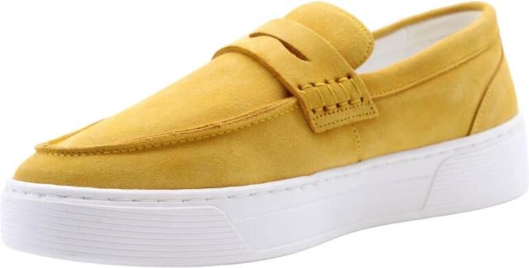 Cycleur de Luxe Lidewei Mocassin Stijlvolle en Comfortabele Schoenen Yellow Heren