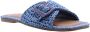 Cycleur de Luxe Stijlvolle Zomer Sliders Blue Dames - Thumbnail 2