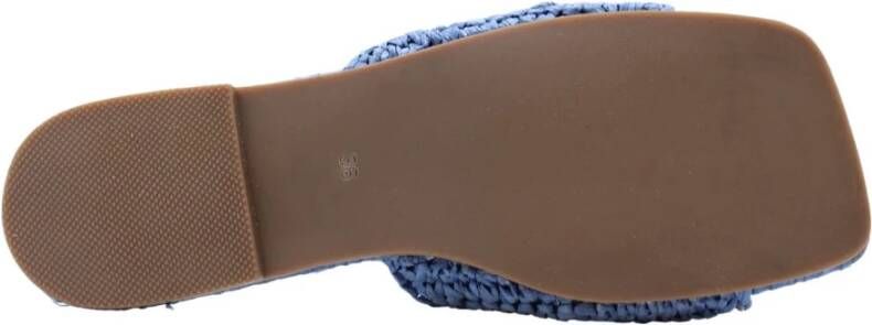 Cycleur de Luxe Stijlvolle Zomer Sliders Blue Dames