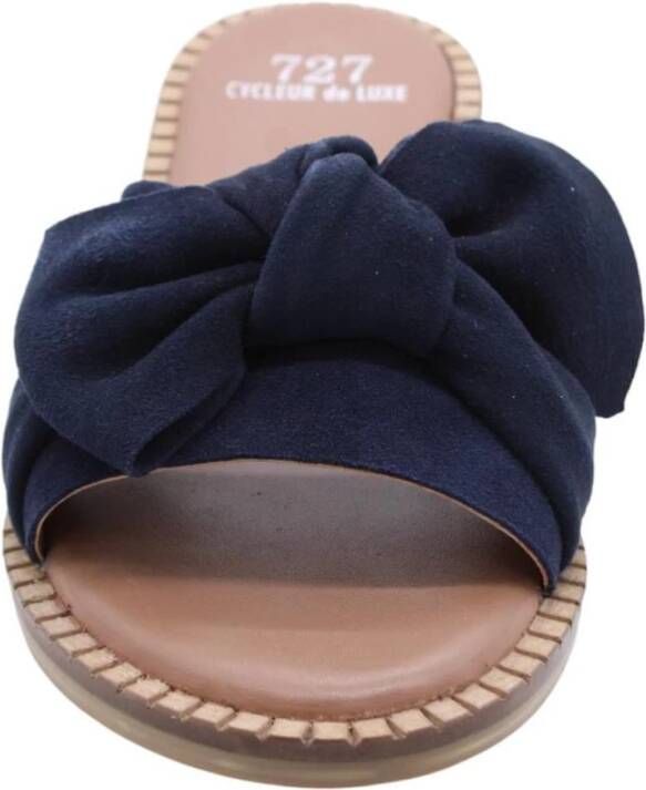 Cycleur de Luxe Stijlvolle Zomer Slippers Blue Dames