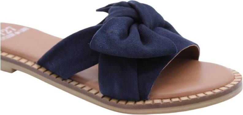 Cycleur de Luxe Stijlvolle Zomer Slippers Blue Dames