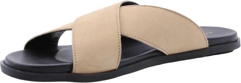 Cycleur de Luxe Stijlvolle Zomer Slippers Beige Heren