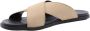 Cycleur de Luxe Stijlvolle Zomer Slippers Beige Heren - Thumbnail 3