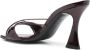 D'Accori Bordeaux Patent Leren Muiltje Sandalen Brown Dames - Thumbnail 3