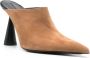 D'Accori Bruine Sandalen met Puntige Neus Brown Dames - Thumbnail 2