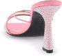 D'Accori Rhinestone Lust Mules Pink Dames - Thumbnail 2