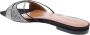 D'Accori Zwarte Satijnen Strass Sandalen Laag Ontwerp Black Dames - Thumbnail 3