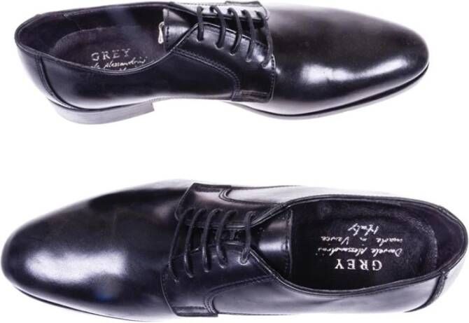 Daniele Alessandrini Derby Schoenen Zwart Leer