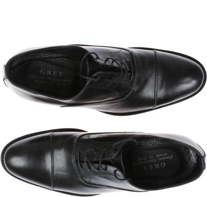 Daniele Alessandrini Zwarte Oxford Schoen Black Heren