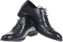 Daniele Alessandrini Zwarte Oxford Schoen Black Heren - Thumbnail 4