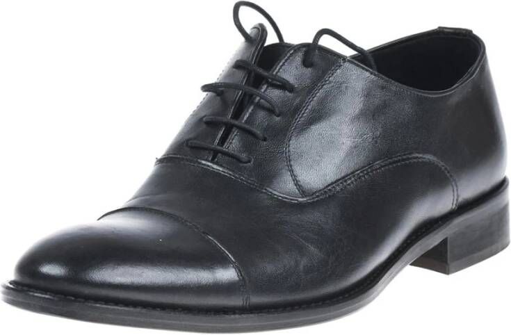 Daniele Alessandrini Zwarte Oxford Schoen Black Heren