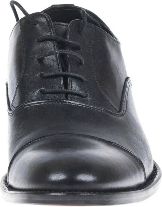 Daniele Alessandrini Zwarte Oxford Schoen Black Heren