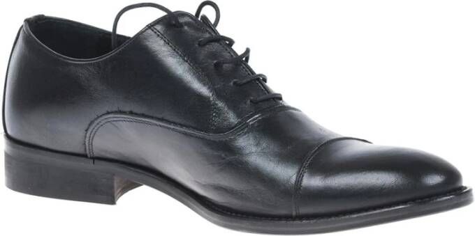 Daniele Alessandrini Zwarte Oxford Schoen Black Heren