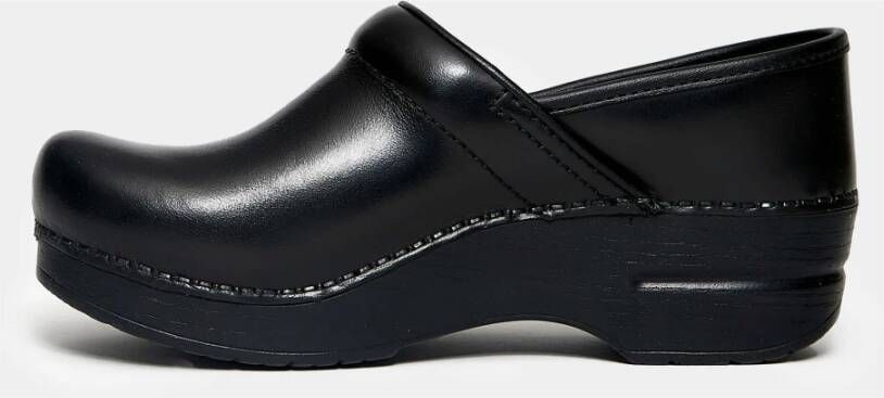 Dansko Professionele Zwarte Leren Klomp Black Dames