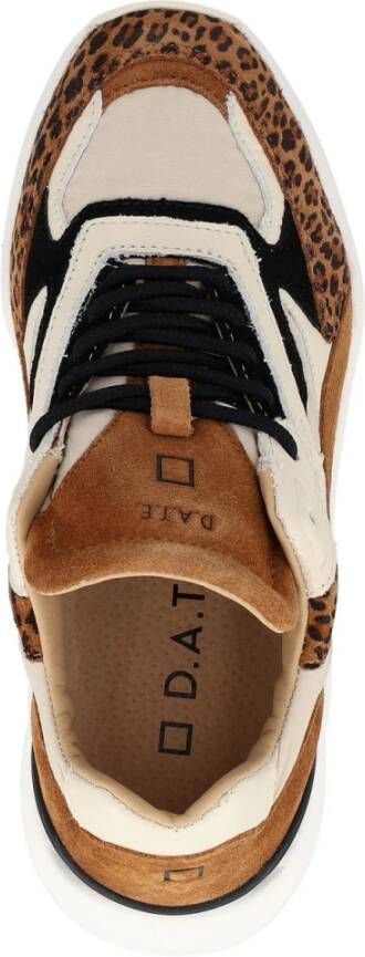 D.a.t.e. Animalier Taupe Mode Sneakers