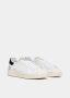 D.a.t.e. Witte Sneakers met Crèmewitte Rubberen Neus en Suède Tong White Heren - Thumbnail 23