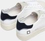 D.a.t.e. Witte Sneakers met Crèmewitte Rubberen Neus en Suède Tong White Heren - Thumbnail 4