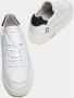 D.a.t.e. Witte Leren Sneakers met Gedurfde Zwarte Inzet White Heren - Thumbnail 14