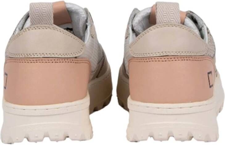 D.a.t.e. Beige en Roze Hardloop Hybride Sneakers Multicolor Dames