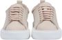 D.a.t.e. Beige Leren Sneakers met Teddy Stof Inzet Beige Dames - Thumbnail 2