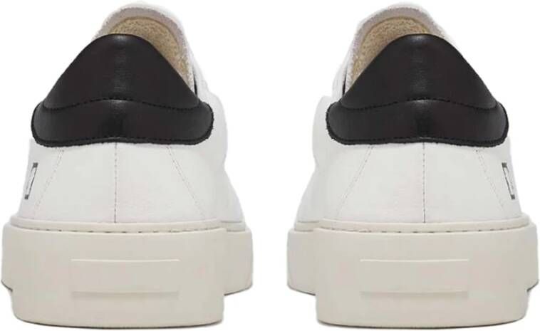 D.a.t.e. Beige Sneakers met Leren Details White Heren